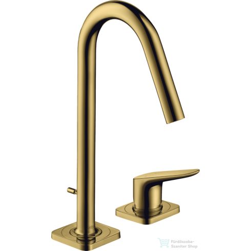 Hansgrohe AXOR CITTERIO M 2 üléses mosdó csaptelep automata leeresztővel,polírozott arany hatású 34132990