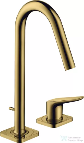 Hansgrohe AXOR CITTERIO M 2 üléses mosdó csaptelep automata leeresztővel,polírozott arany hatású 34132990