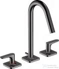 Hansgrohe AXOR CITTERIO M 3 üléses mosdó csaptelep automata leeresztővel,polírozott fekete króm 34133330