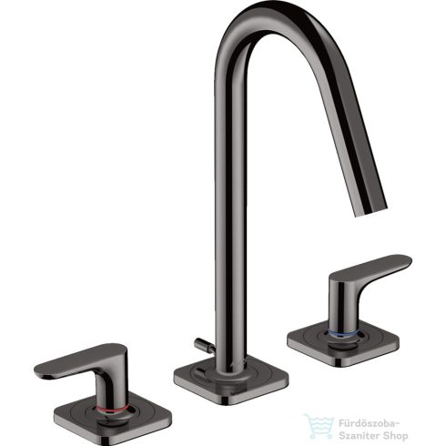 Hansgrohe AXOR CITTERIO M 3 üléses mosdó csaptelep automata leeresztővel,polírozott fekete króm 34133330