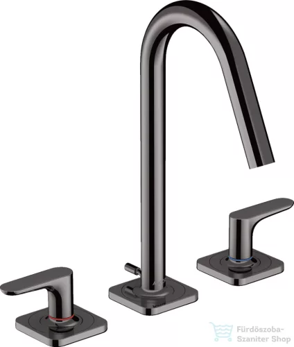 Hansgrohe AXOR CITTERIO M 3 üléses mosdó csaptelep automata leeresztővel,polírozott fekete króm 34133330