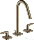 Hansgrohe AXOR CITTERIO M 3 üléses mosdó csaptelep automata leeresztővel,szálcsiszolt nikkel 34133820
