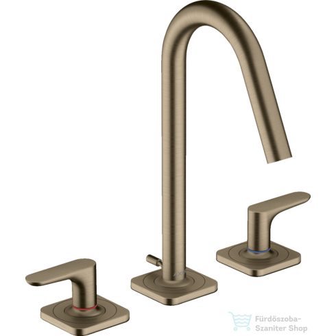 Hansgrohe AXOR CITTERIO M 3 üléses mosdó csaptelep automata leeresztővel,szálcsiszolt nikkel 34133820