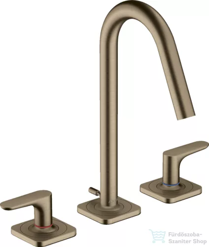 Hansgrohe AXOR CITTERIO M 3 üléses mosdó csaptelep automata leeresztővel,szálcsiszolt nikkel 34133820