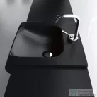 Sapho KERASAN INKA kerámia lap 12x35,5 cm matt fekete 341531