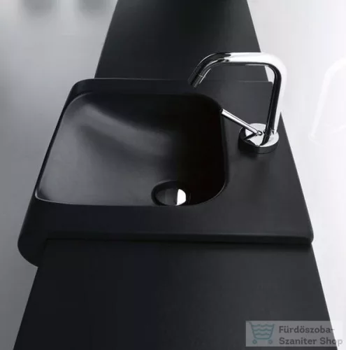 Sapho KERASAN INKA kerámia lap 52x35,5 cm matt fekete 341831