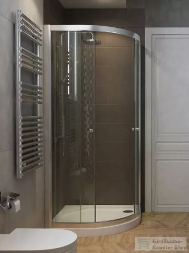 Radaway Projecta A 90x90 íves zuhanykabin, króm/fabrik