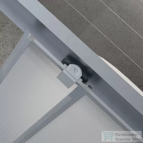 Radaway Projecta A 80x80 íves zuhanykabin, króm/fabrik