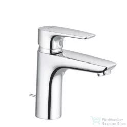   Kludi PURE&SOLID egykaros mosdó csaptelep 100 NA 15, automata leeresztővel, króm 342900575