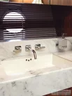 Hansgrohe AXOR Citterio M 3-lyukú, falsík alatti mosdócsaptelep takarórozettákkal és rövid kifolyóval DN15, króm  34313000