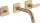 Hansgrohe AXOR Citterio M falsík alatti mosdó csaptelep 16,6 cm-es kifolyóval,szálcsiszolt bronz 34313140