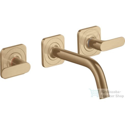 Hansgrohe AXOR Citterio M falsík alatti mosdó csaptelep 16,6 cm-es kifolyóval,szálcsiszolt bronz 34313140