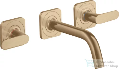 Hansgrohe AXOR Citterio M falsík alatti mosdó csaptelep 16,6 cm-es kifolyóval,szálcsiszolt bronz 34313140