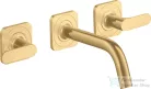 Hansgrohe AXOR Citterio M falsík alatti mosdó csaptelep 16,6 cm-es kifolyóval,szálcsiszolt arany hatású 34313250