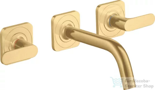 Hansgrohe AXOR Citterio M falsík alatti mosdó csaptelep 16,6 cm-es kifolyóval,szálcsiszolt arany hatású 34313250