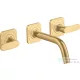 Hansgrohe AXOR Citterio M falsík alatti mosdó csaptelep 16,6 cm-es kifolyóval,szálcsiszolt arany hatású 34313250