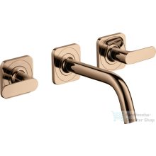   Hansgrohe AXOR Citterio M falsík alatti mosdó csaptelep 16,6 cm-es kifolyóval,polírozott vörös arany hatású 34313300