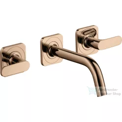   Hansgrohe AXOR Citterio M falsík alatti mosdó csaptelep 16,6 cm-es kifolyóval,polírozott vörös arany hatású 34313300
