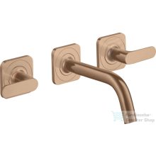   Hansgrohe AXOR Citterio M falsík alatti mosdó csaptelep 16,6 cm-es kifolyóval,szálcsiszolt vörös arany hatású 34313310