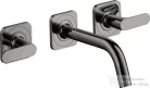 Hansgrohe AXOR Citterio M falsík alatti mosdó csaptelep 16,6 cm-es kifolyóval,polírozott fekete króm 34313330