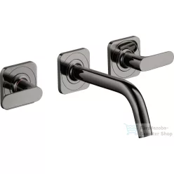  Hansgrohe AXOR Citterio M falsík alatti mosdó csaptelep 16,6 cm-es kifolyóval,polírozott fekete króm 34313330
