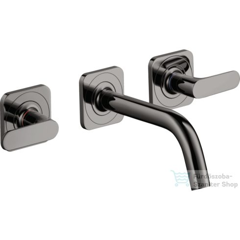 Hansgrohe AXOR Citterio M falsík alatti mosdó csaptelep 16,6 cm-es kifolyóval,polírozott fekete króm 34313330