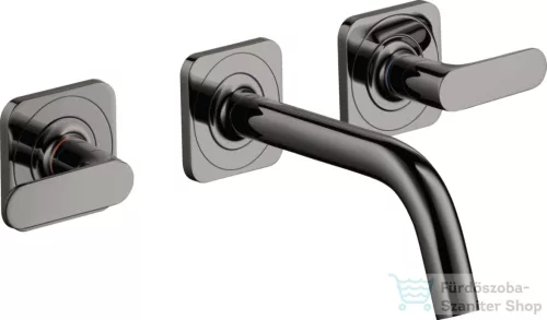 Hansgrohe AXOR Citterio M falsík alatti mosdó csaptelep 16,6 cm-es kifolyóval,polírozott fekete króm 34313330