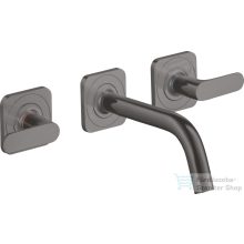   Hansgrohe AXOR Citterio M falsík alatti mosdó csaptelep 16,6 cm-es kifolyóval,szálcsiszolt fekete króm 34313340