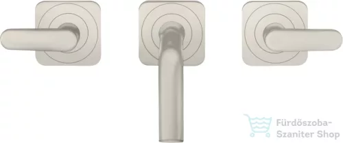 Hansgrohe AXOR Citterio M falsík alatti mosdó csaptelep 16,6 cm-es kifolyóval,rozsdamentes acél hatású 34313800