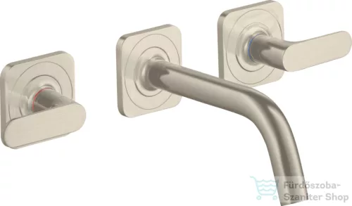 Hansgrohe AXOR Citterio M falsík alatti mosdó csaptelep 16,6 cm-es kifolyóval,szálcsiszolt nikkel 34313820