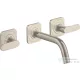 Hansgrohe AXOR Citterio M falsík alatti mosdó csaptelep 16,6 cm-es kifolyóval,szálcsiszolt nikkel 34313820