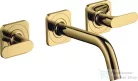Hansgrohe AXOR Citterio M falsík alatti mosdó csaptelep 16,6 cm-es kifolyóval,polírozott arany hatású 34313990