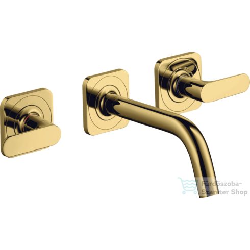 Hansgrohe AXOR Citterio M falsík alatti mosdó csaptelep 16,6 cm-es kifolyóval,polírozott arany hatású 34313990