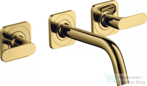 Hansgrohe AXOR Citterio M falsík alatti mosdó csaptelep 16,6 cm-es kifolyóval,polírozott arany hatású 34313990