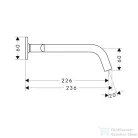 Hansgrohe AXOR Citterio M 3-lyukú, falsík alatti mosdócsaptelep takarórozettákkal és hosszú kifolyóval DN15, króm 34315000