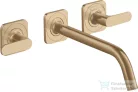 Hansgrohe AXOR Citterio M falsík alatti mosdó csaptelep 22,6 cm-es kifolyóval,szálcsiszolt bronz 34315140