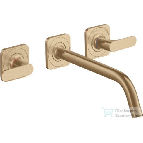 Hansgrohe AXOR Citterio M falsík alatti mosdó csaptelep 22,6 cm-es kifolyóval,szálcsiszolt bronz 34315140