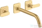 Hansgrohe AXOR Citterio M falsík alatti mosdó csaptelep 22,6 cm-es kifolyóval,szálcsiszolt arany hatású 34315250