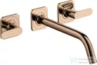 Hansgrohe AXOR Citterio M falsík alatti mosdó csaptelep 22,6 cm-es kifolyóval,polírozott vörös arany hatású 34315300