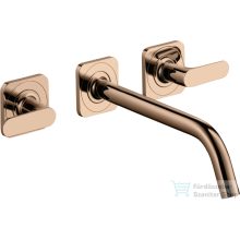   Hansgrohe AXOR Citterio M falsík alatti mosdó csaptelep 22,6 cm-es kifolyóval,polírozott vörös arany hatású 34315300