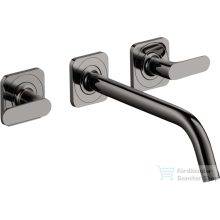   Hansgrohe AXOR Citterio M falsík alatti mosdó csaptelep 22,6 cm-es kifolyóval,polírozott fekete króm 34315330