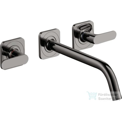 Hansgrohe AXOR Citterio M falsík alatti mosdó csaptelep 22,6 cm-es kifolyóval,polírozott fekete króm 34315330