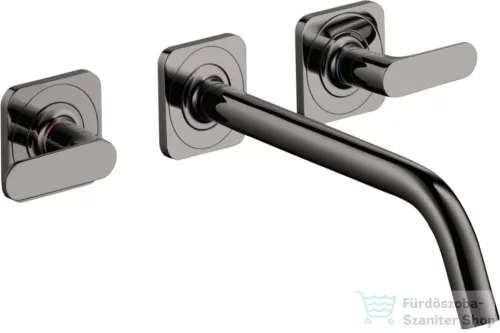 Hansgrohe AXOR Citterio M falsík alatti mosdó csaptelep 22,6 cm-es kifolyóval,polírozott fekete króm 34315330