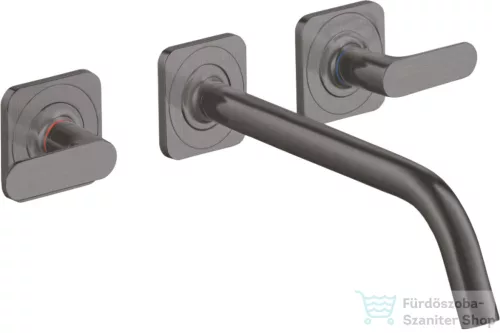 Hansgrohe AXOR Citterio M falsík alatti mosdó csaptelep 22,6 cm-es kifolyóval,szálcsiszolt fekete króm 34315340