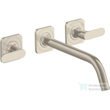   Hansgrohe AXOR Citterio M falsík alatti mosdó csaptelep 22,6 cm-es kifolyóval,szálcsiszolt nikkel 34315820
