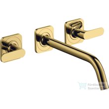   Hansgrohe AXOR Citterio M falsík alatti mosdó csaptelep 22,6 cm-es kifolyóval,polírozott arany hatású 34315990