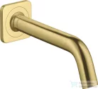 Hansgrohe AXOR CITTERIO M 18,2 cm-es kádkifolyó DN20,szálcsiszolt sárgaréz hatású 34410950