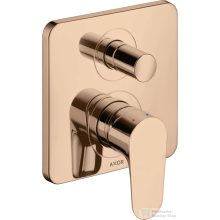   Hansgrohe AXOR Citterio M falsík alatti kád/zuhany csaptelep biztonsági kombinációval,alaptest nélkül,polírozott vörös arany hatású 34427300