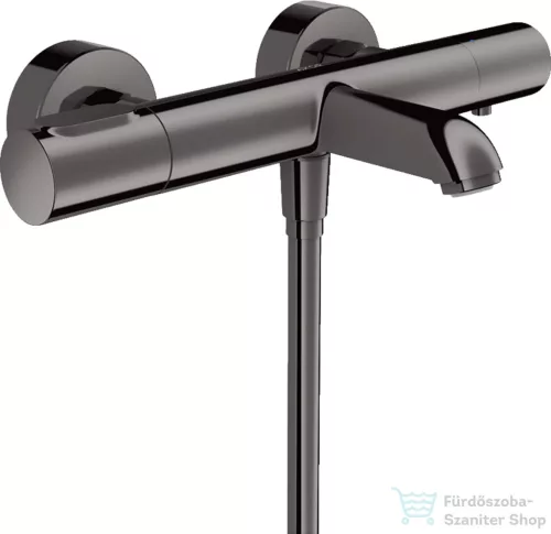 Hansgrohe AXOR Citterio M termosztátos kádtöltő csaptelep,polírozott fekete króm 34435330