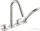 Hansgrohe AXOR CITTERIO M 4 üléses épített peremre szerelhető kádtöltő csaptelep,rozsdamentes acél hatású 34454800